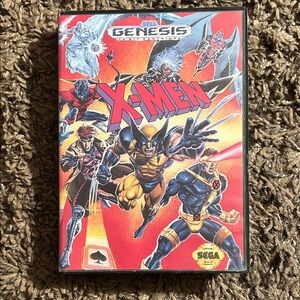 Genesis X-Men Video Game - Red Cover